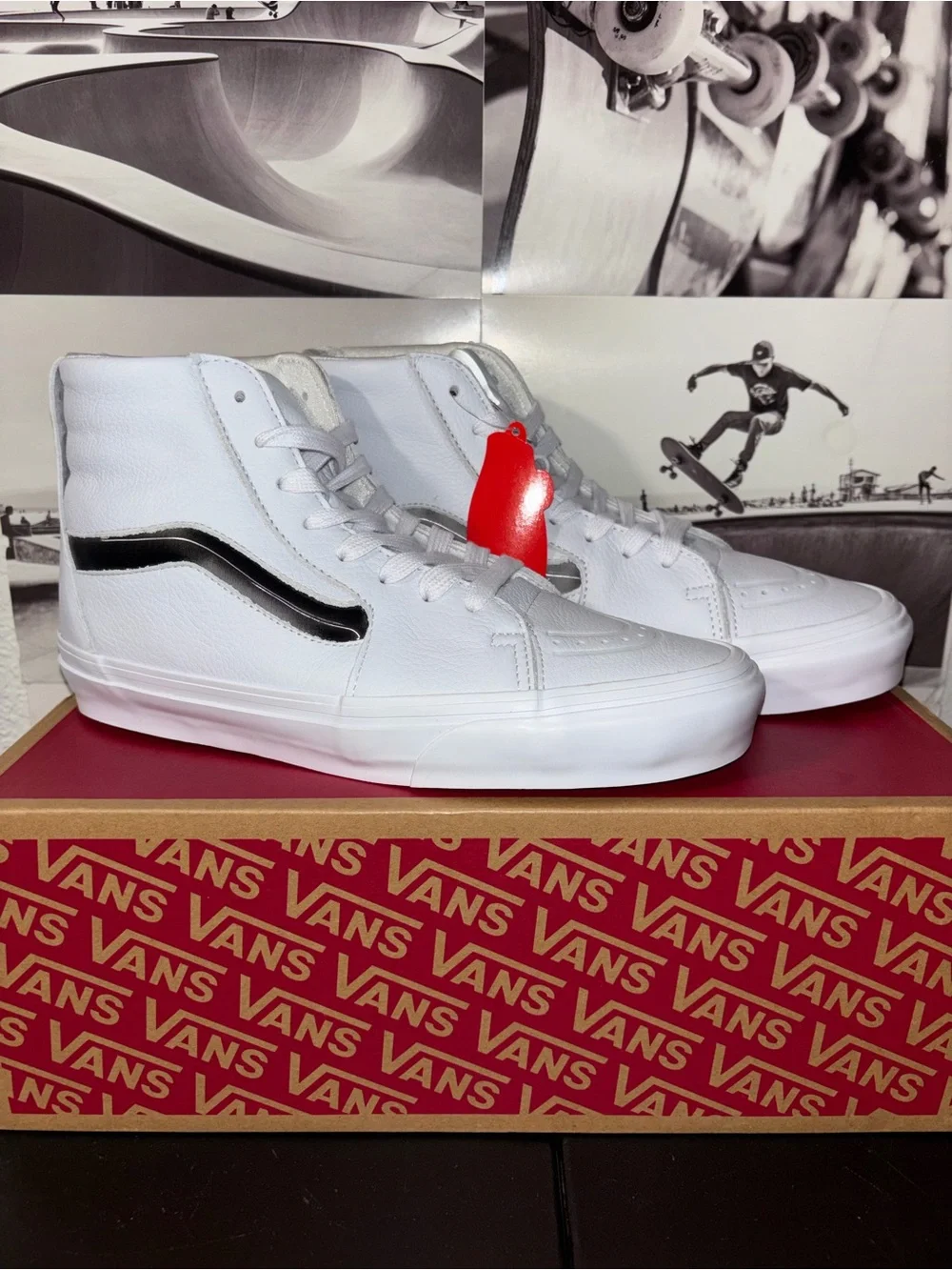Vans Sk8-Hi XI Leather sz 8.0 Men’s 9.5 Woman